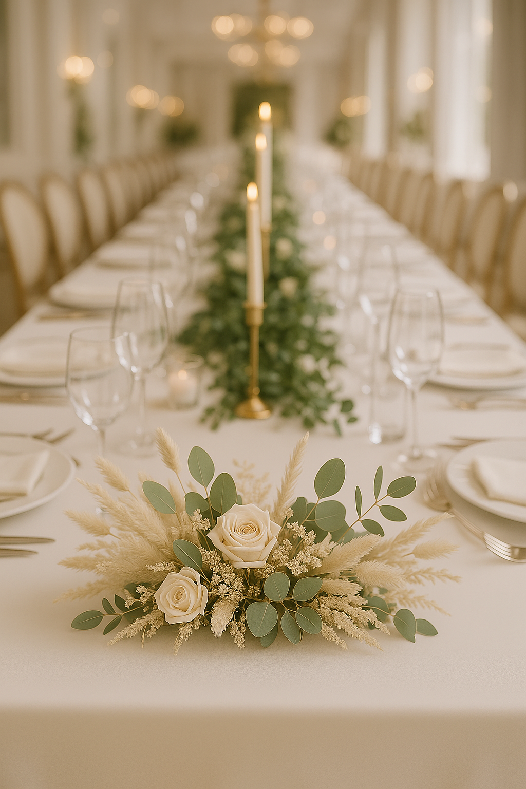 Tischgesteck „Eucalyptus Bliss“