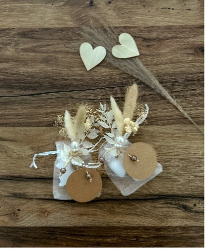 Gastgeschenk Seife im Organza-Säckchen | Individuell & handgemacht