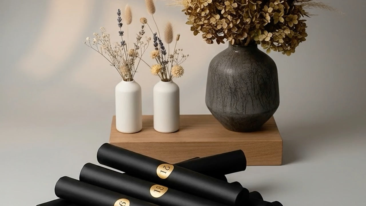 Minimal Advent – Trockenblumen Adventskalender